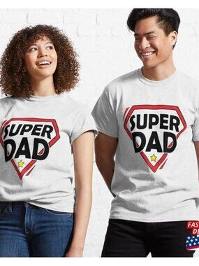Super Dad Fathers Day Shirt Gift Superhero Tshirt 261